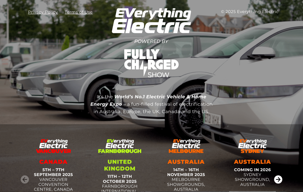 Everythingelectric show website